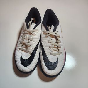 Nike Hypervenom Phelon Turf Soccer Shoes White/Black/Total Orange Youth …